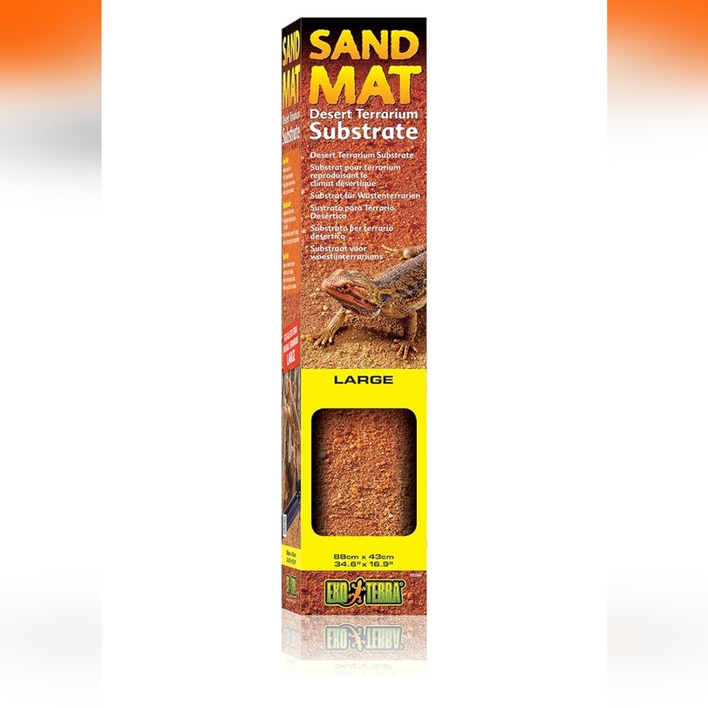 New Exo Terra Sand Mat Desert Terrarium Substrate Large Lizard Reptile